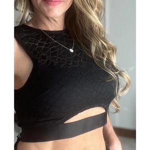 Bebe Crop Top, (Size S)